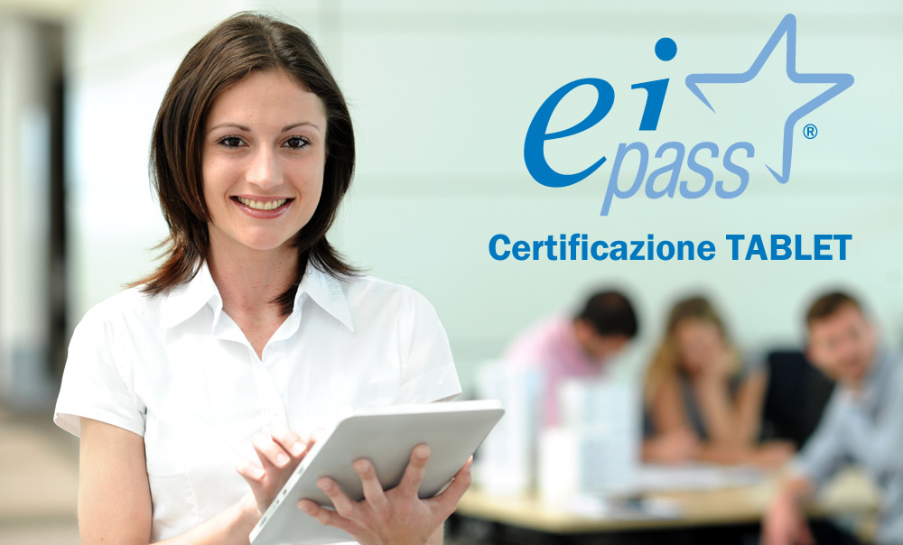 Nuova certificazione EIPASS TABLET